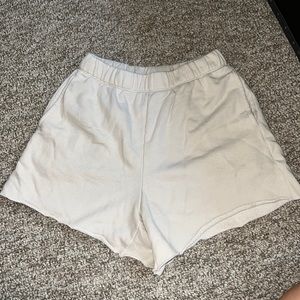 Cream Aerie Sweat-shorts